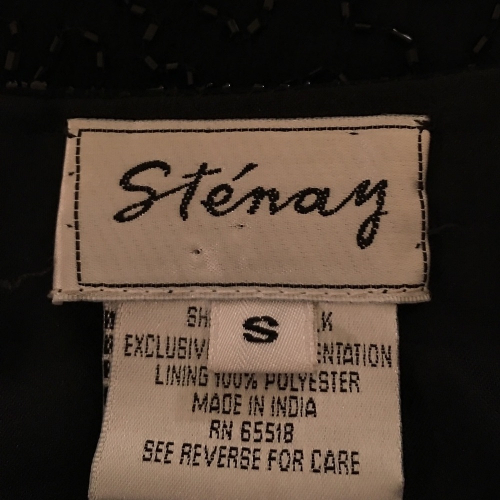 Vintage Sténay Silk Beaded Jacket - Picture 4 of 7